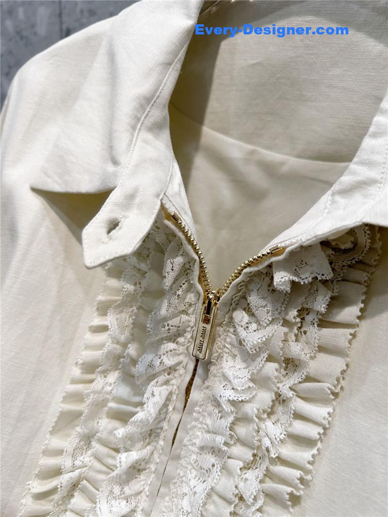 M1um1u loose-fitting jacket replica clothing sites