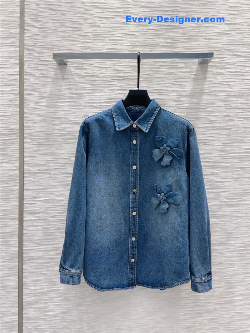 Va1e*ntin0 vintage denim shirt replica d&g clothing
