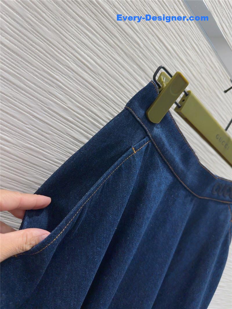 Gvc*1 denim skirt replica d&g clothing