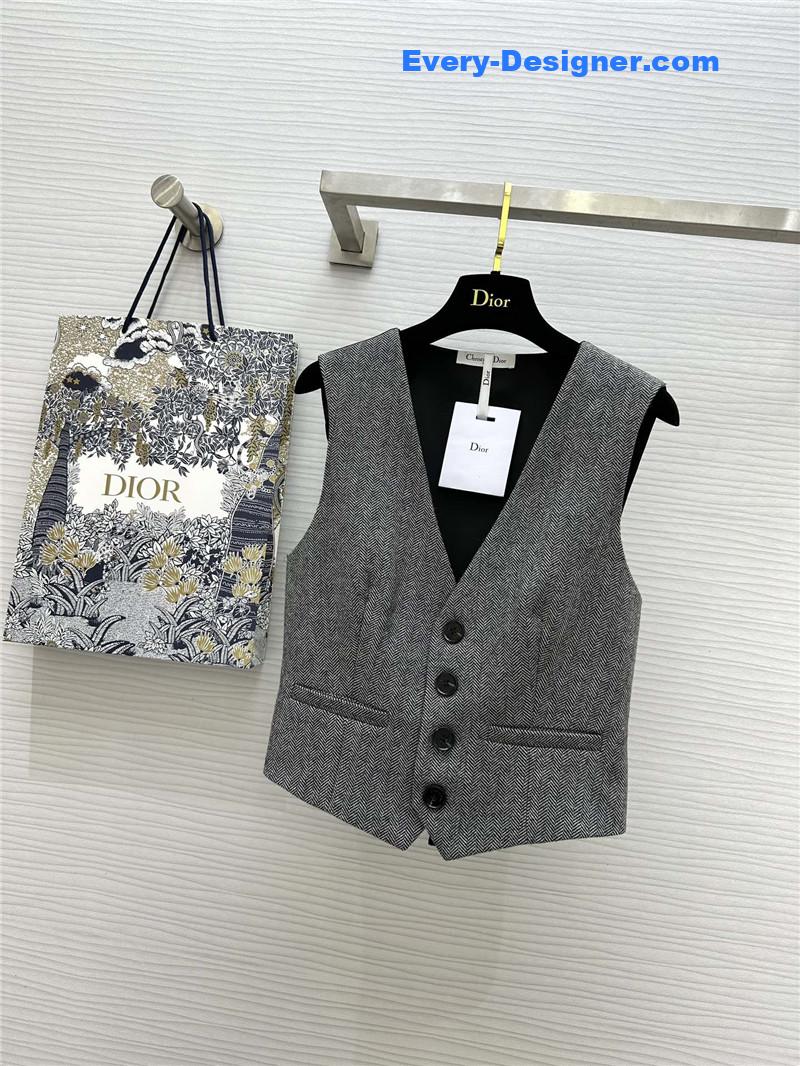 D10r elegant lady patchwork vest replicas clothes