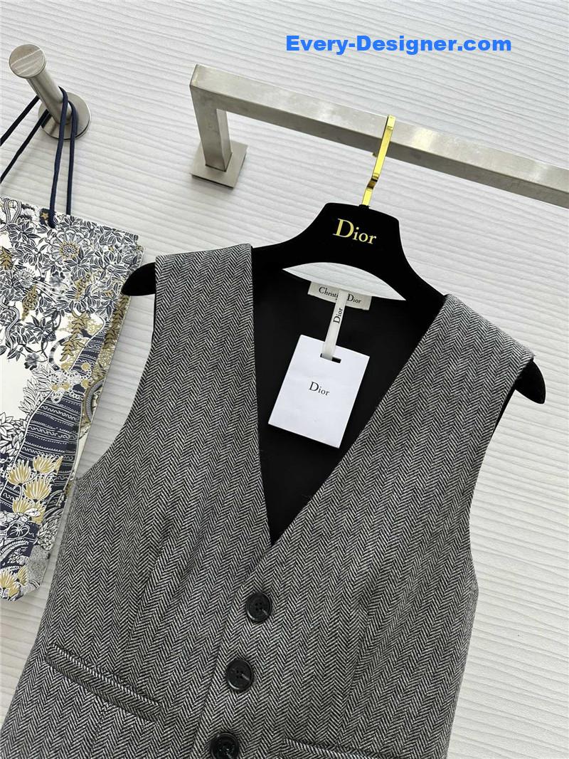 D10r elegant lady patchwork vest replicas clothes