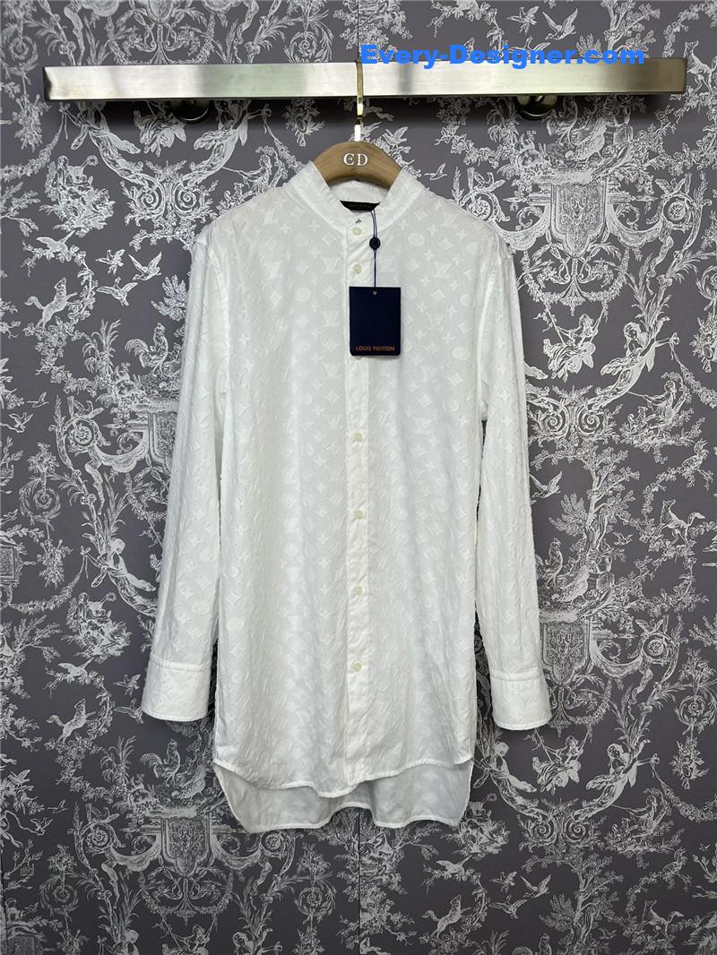 l0vis Vvtt0n lv jacquard long shirt replica d&g clothing