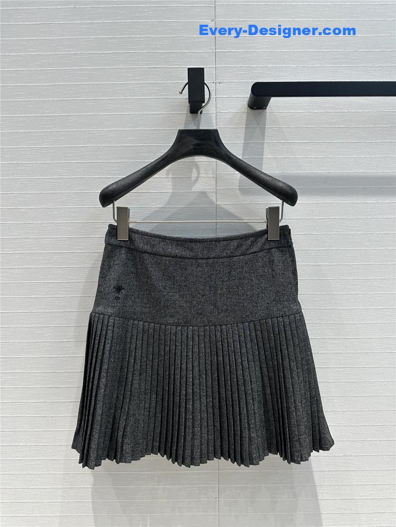 D10r grey pleated skirt replica clothing sites