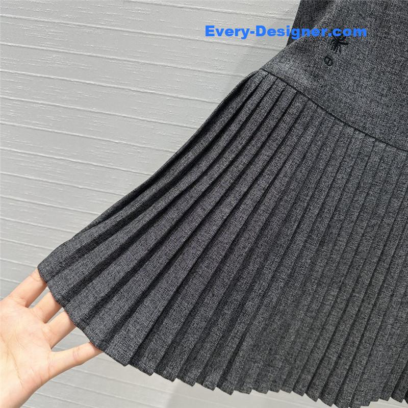 D10r grey pleated skirt replica clothing sites