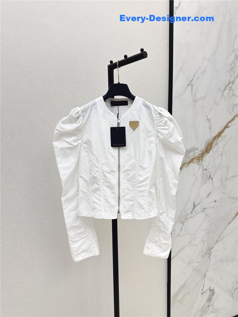 Pra*a mutton sleeve shirt replica clothing sites