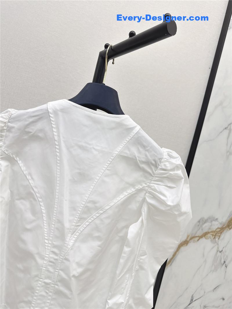 Pra*a mutton sleeve shirt replica clothing sites