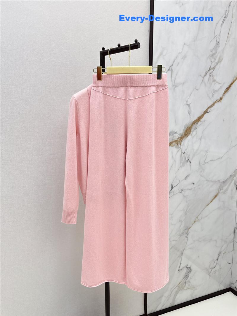 M1um1u new knitted suit replica d&g clothing