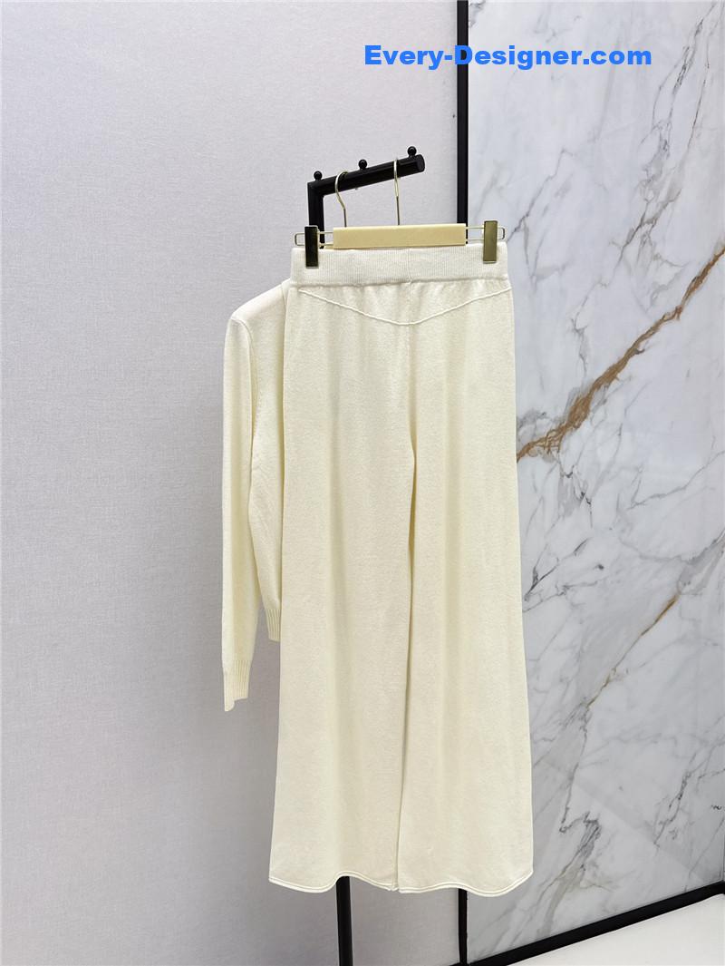 M1um1u new knitted suit replica d&g clothing