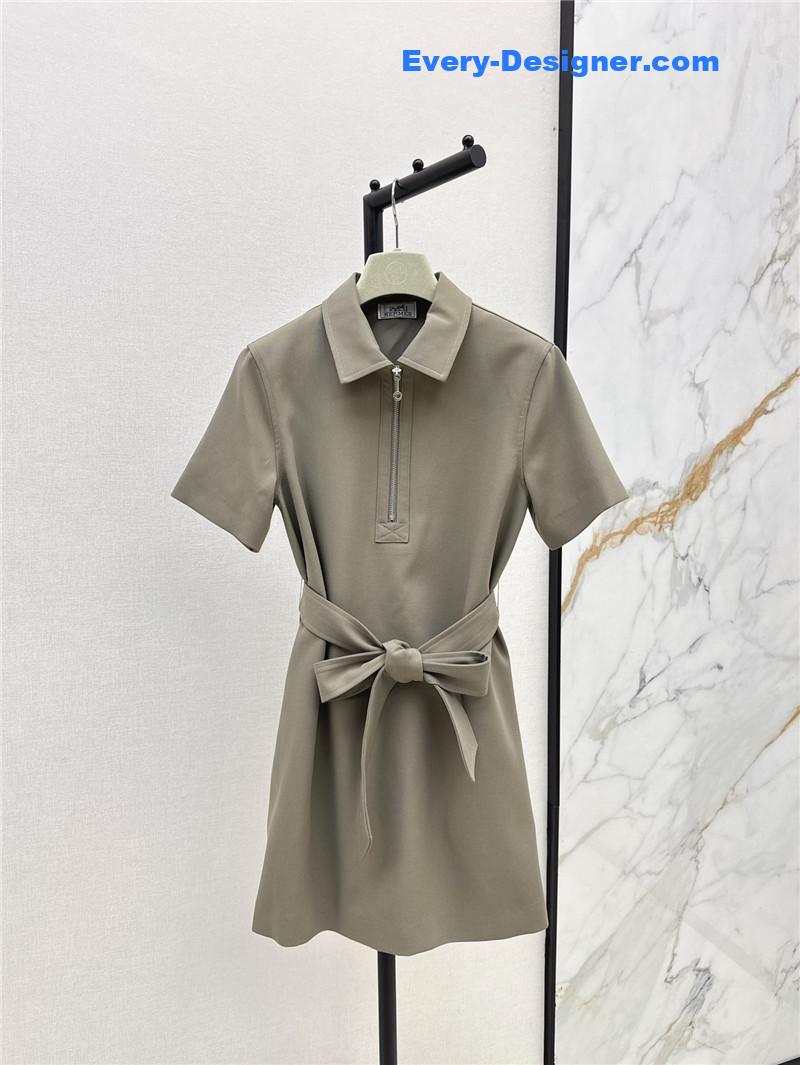 H**me5 polo lapel dress replicas clothes