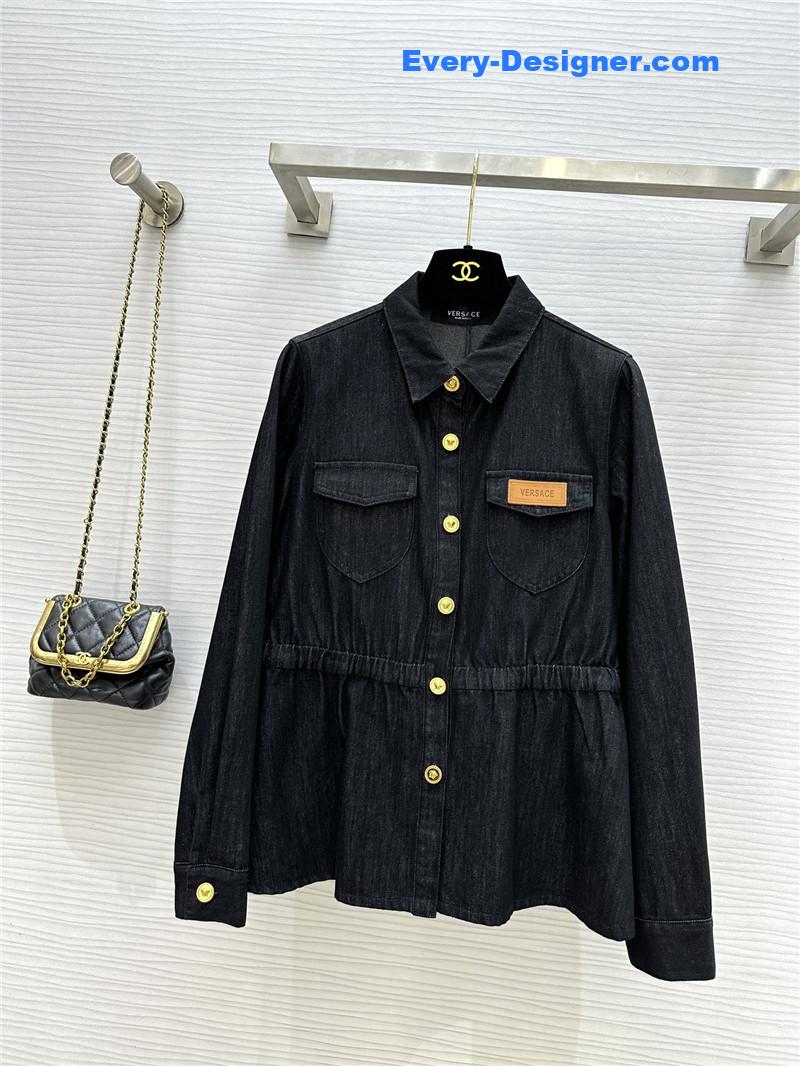 Versace waist denim shirt replica clothing sites