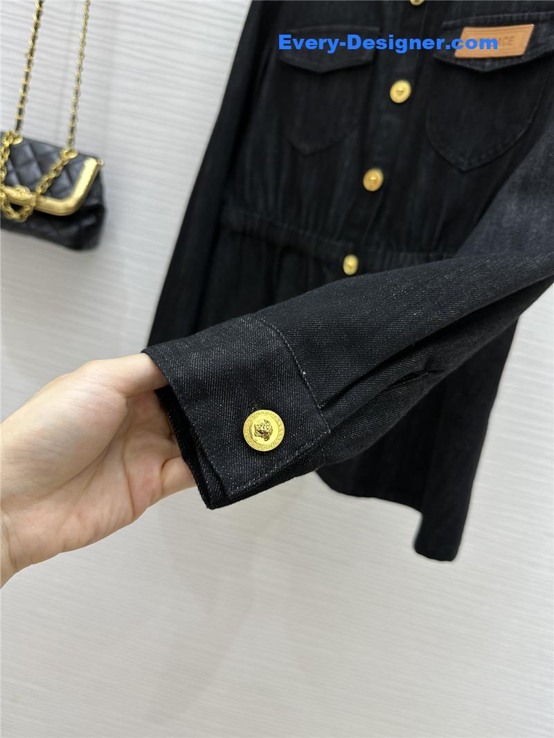 Versace waist denim shirt replica clothing sites
