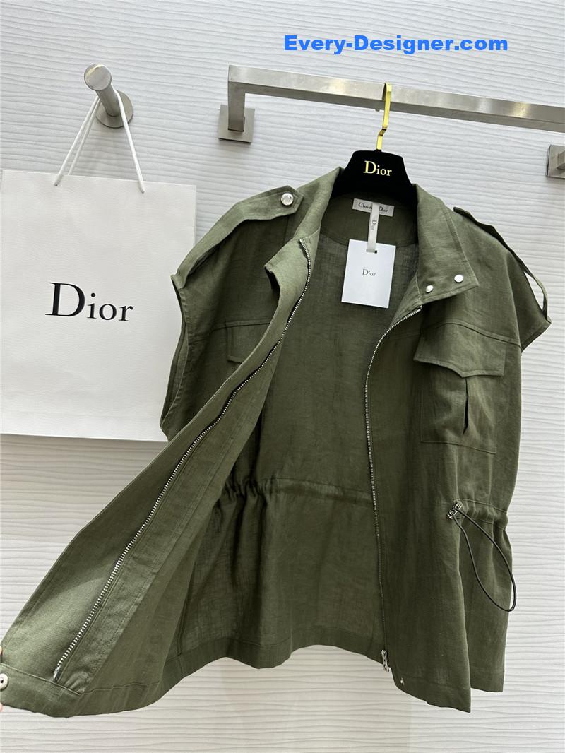 D10r workwear style stand collar vest jacket replica clothes