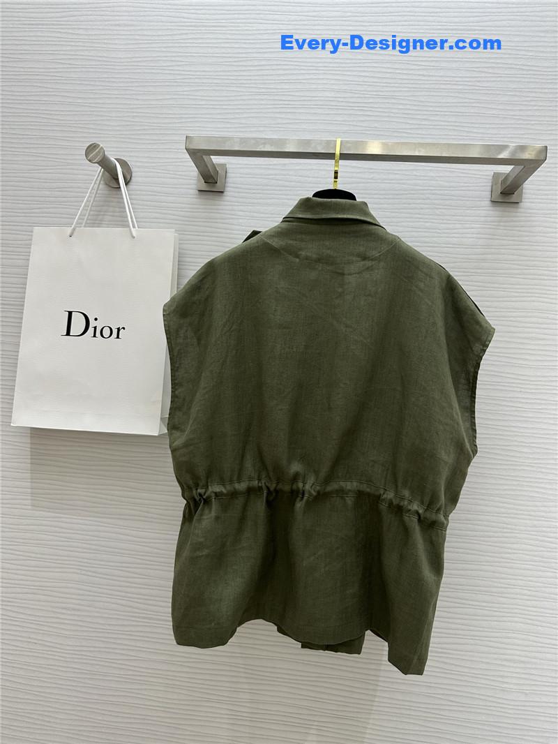 D10r workwear style stand collar vest jacket replica clothes