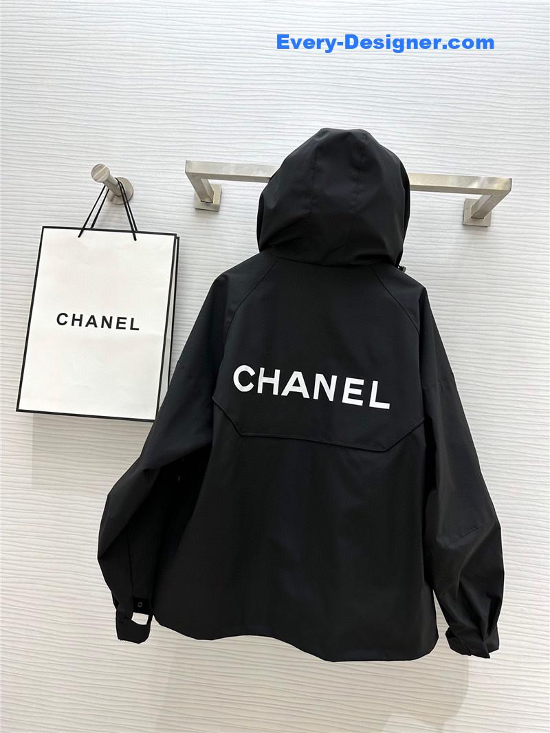 Ch**el hooded jacket replica designer clothes