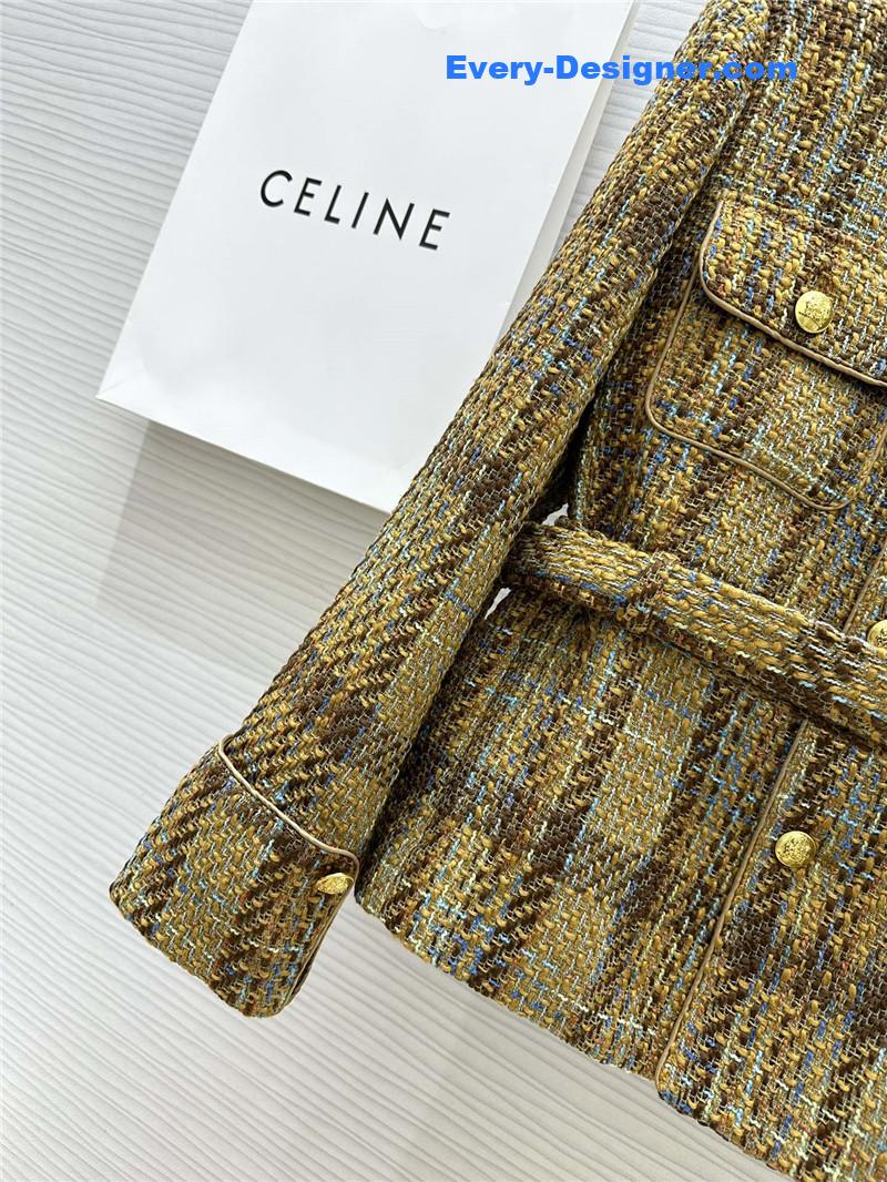 Ce1i*e gold button braided coat replica d&g clothing