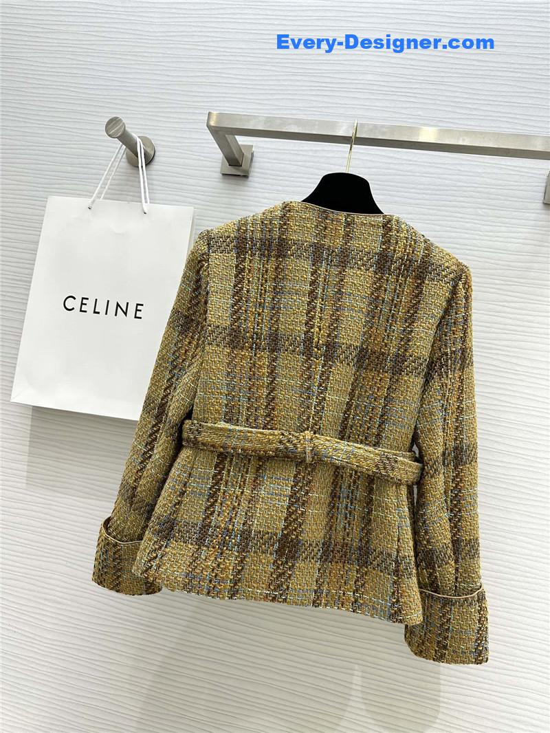 Ce1i*e gold button braided coat replica d&g clothing