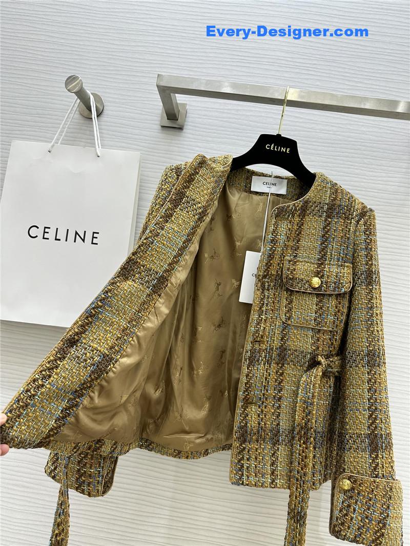 Ce1i*e gold button braided coat replica d&g clothing