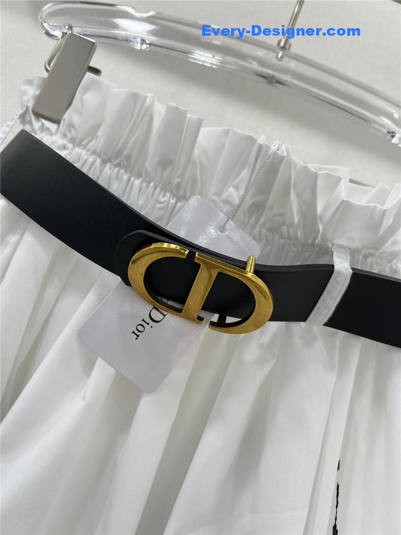 D10r pleated ink painting long skirt replica d&g clothing