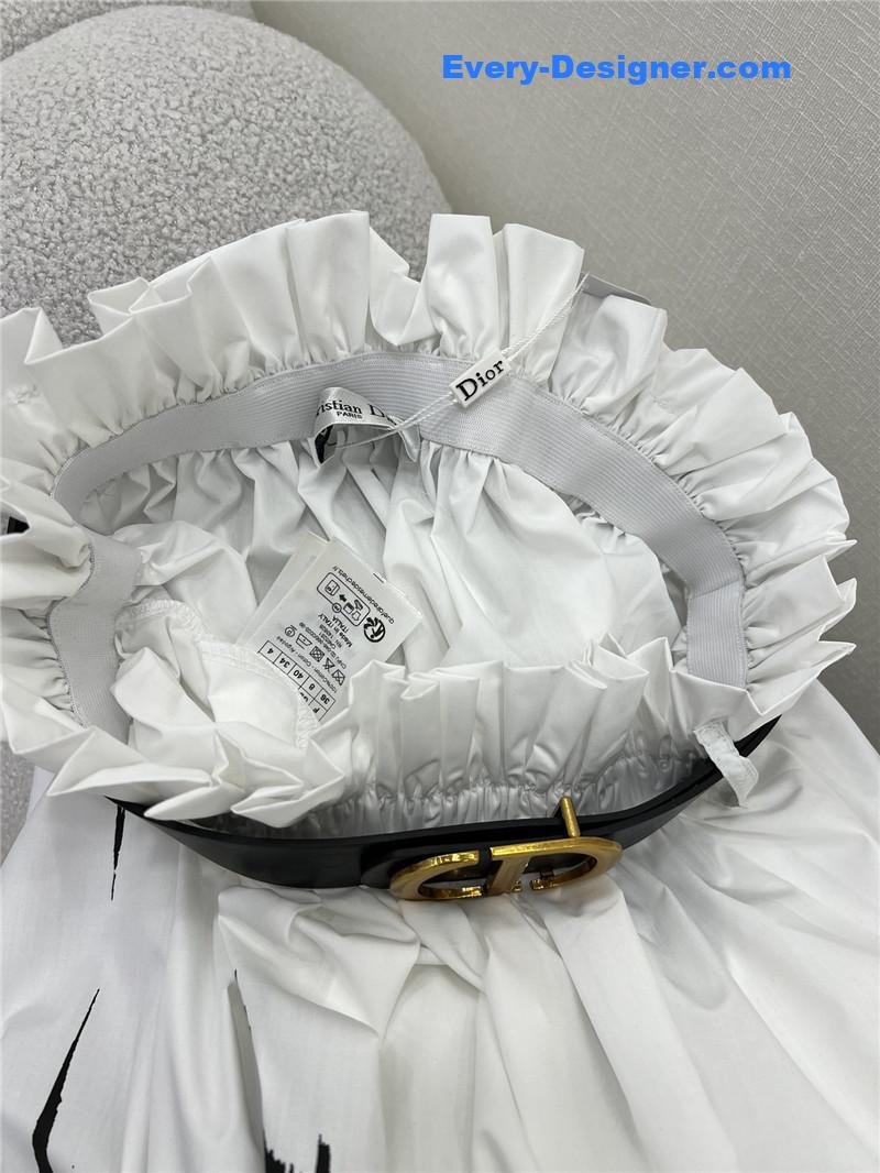 D10r pleated ink painting long skirt replica d&g clothing