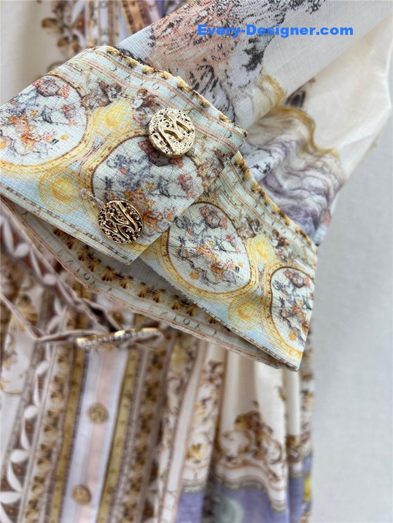 zimm v-neck puff sleeve long dress replica clothing sites