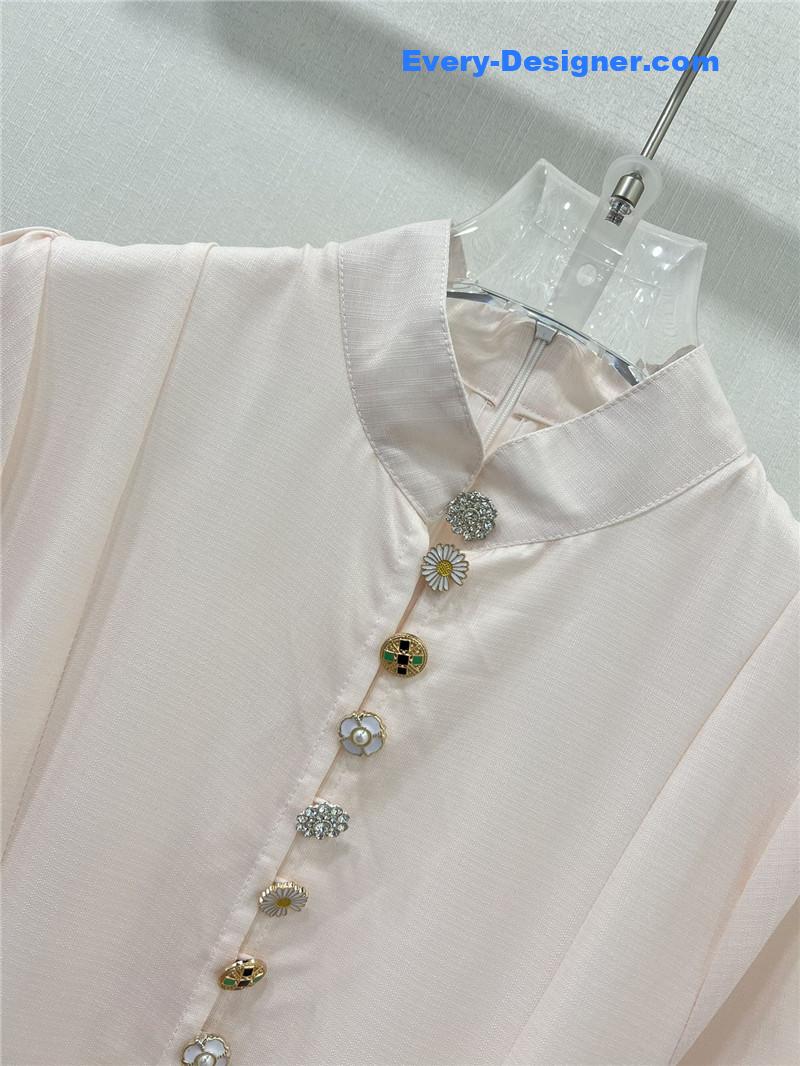 zimm lantern sleeve midi dress replica d&g clothing