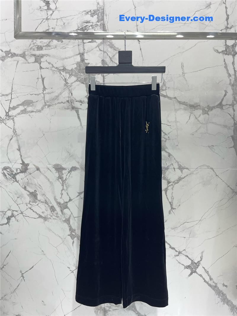 Y51 velvet pants replica d&g clothing