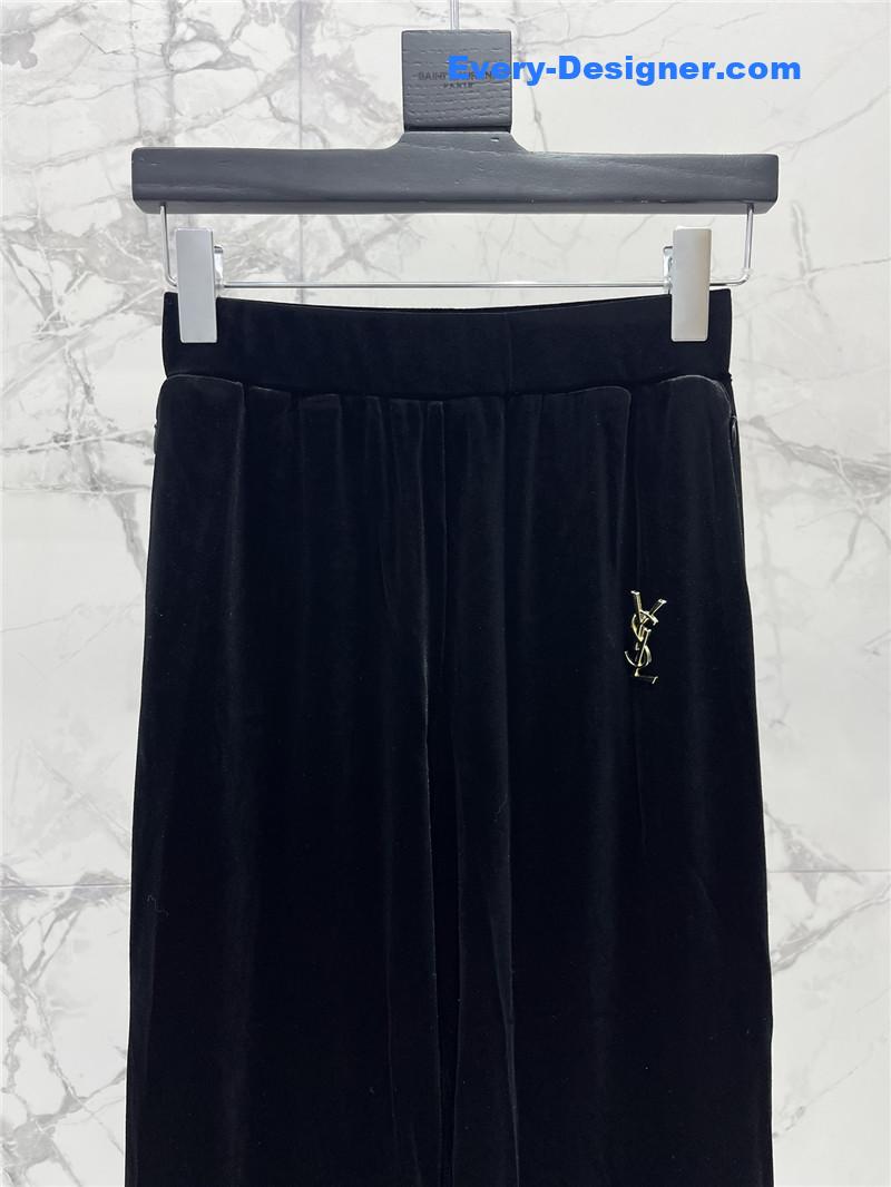 Y51 velvet pants replica d&g clothing