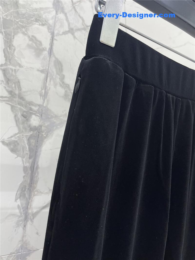 Y51 velvet pants replica d&g clothing