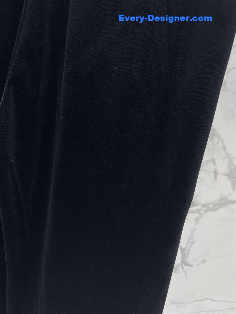 Y51 velvet pants replica d&g clothing
