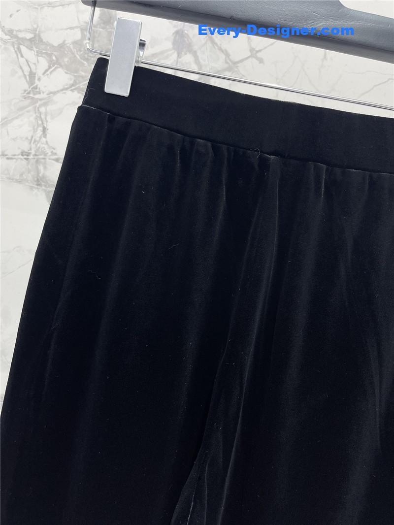 Y51 velvet pants replica d&g clothing