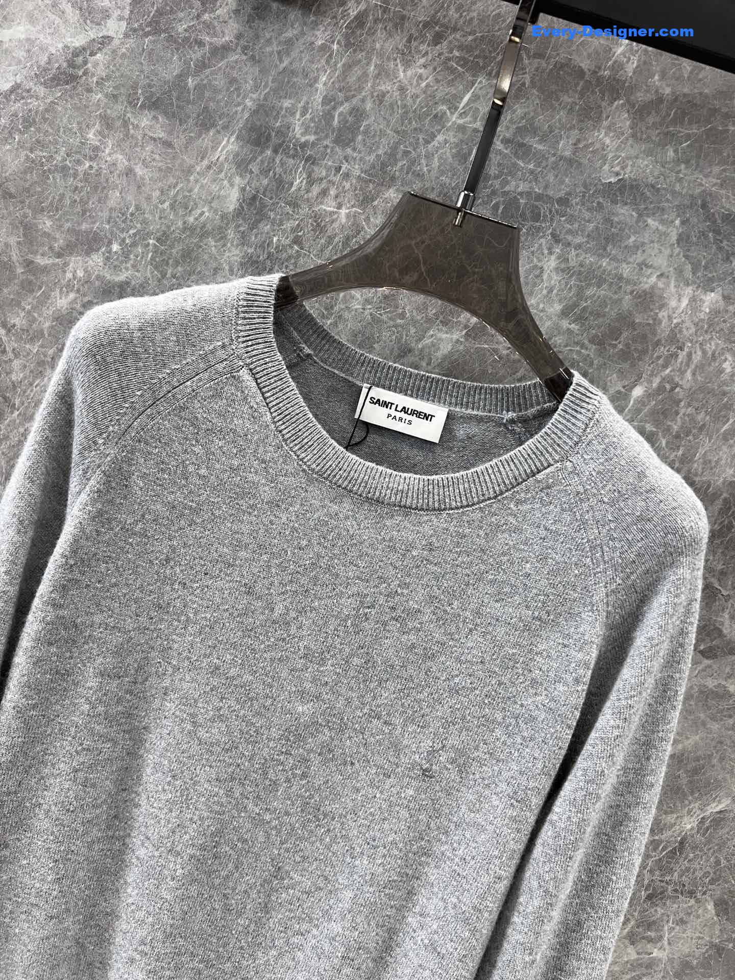 Y51 cassandre cashmere sweater in grey