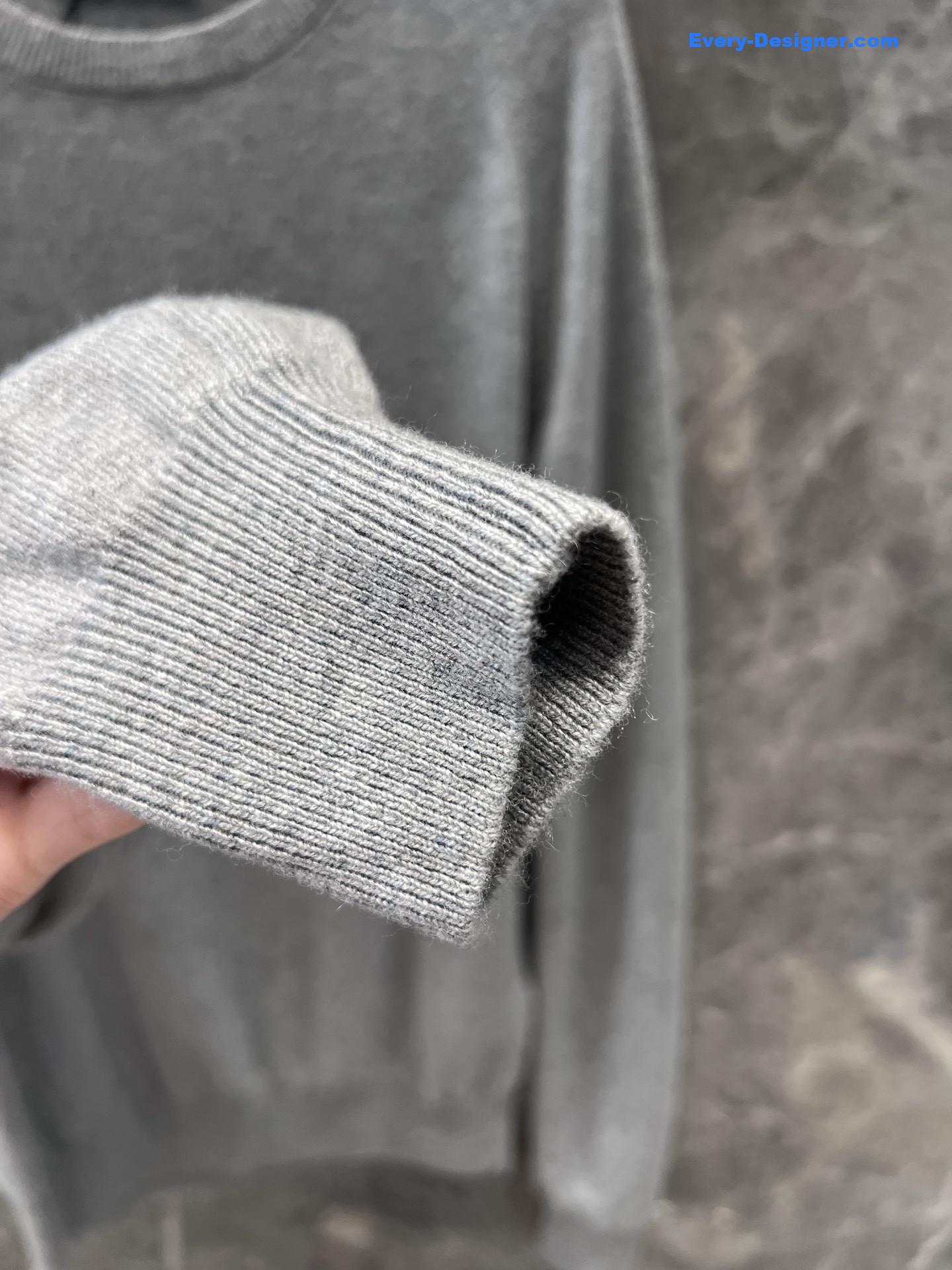 Y51 cassandre cashmere sweater in grey