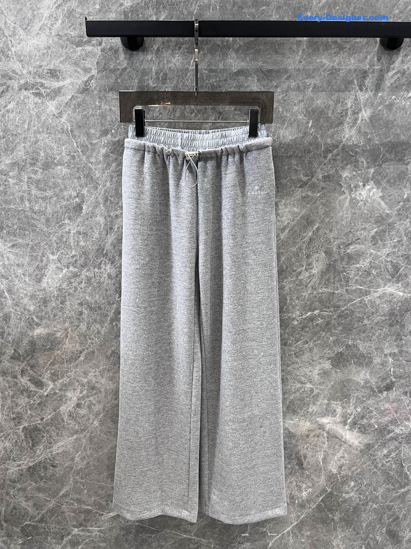 Ch**el straight wide-leg pants