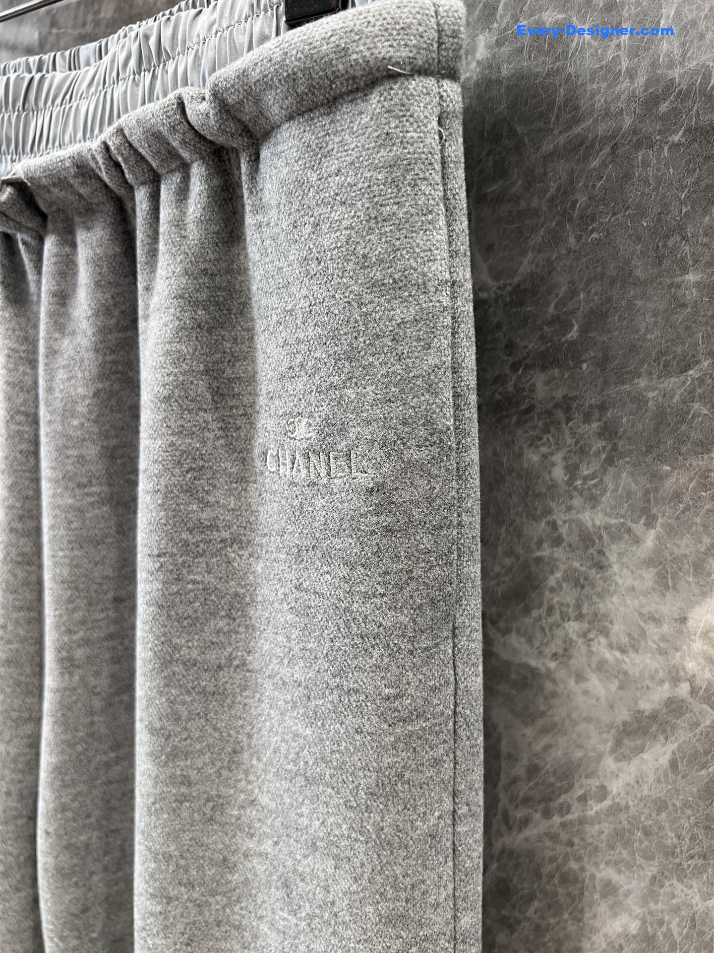 Ch**el straight wide-leg pants