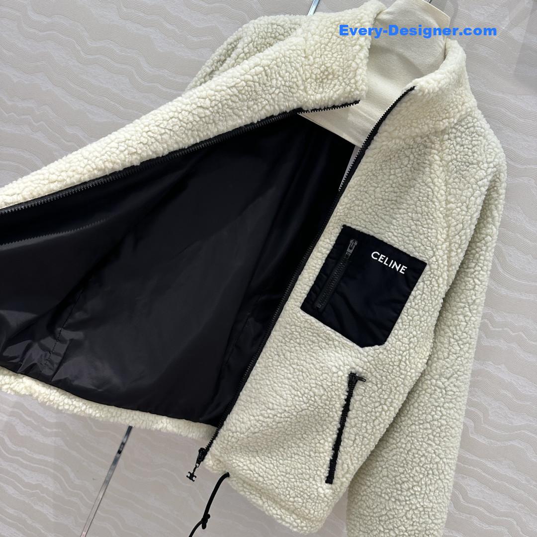 Ce1i*e polar fleece coat