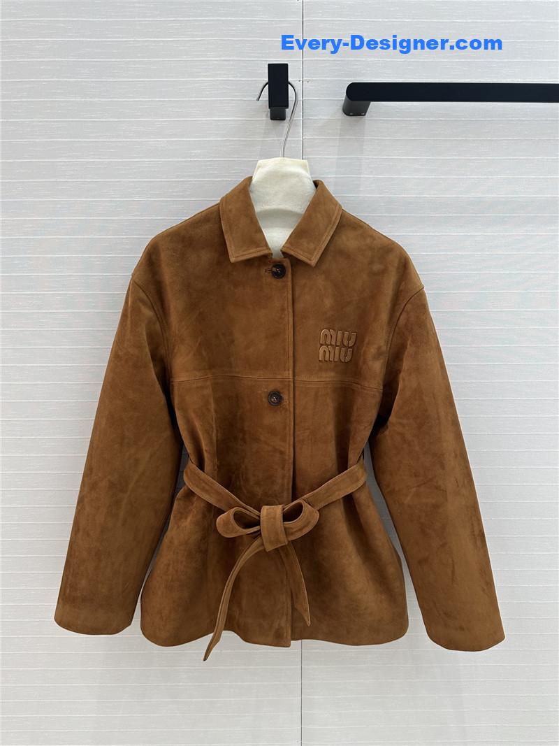 M1um1u suede jacket