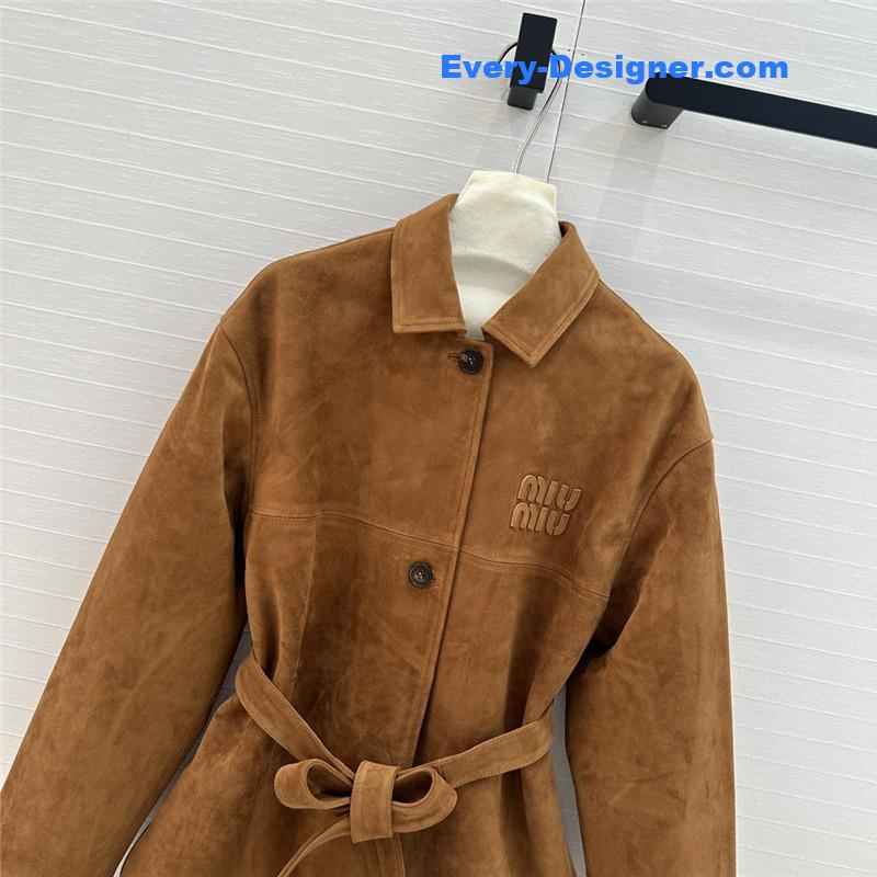 M1um1u suede jacket