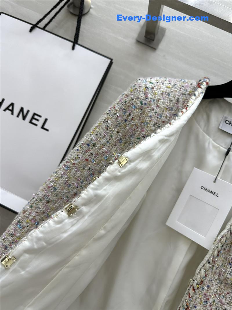 Ch**el wool tweed coat