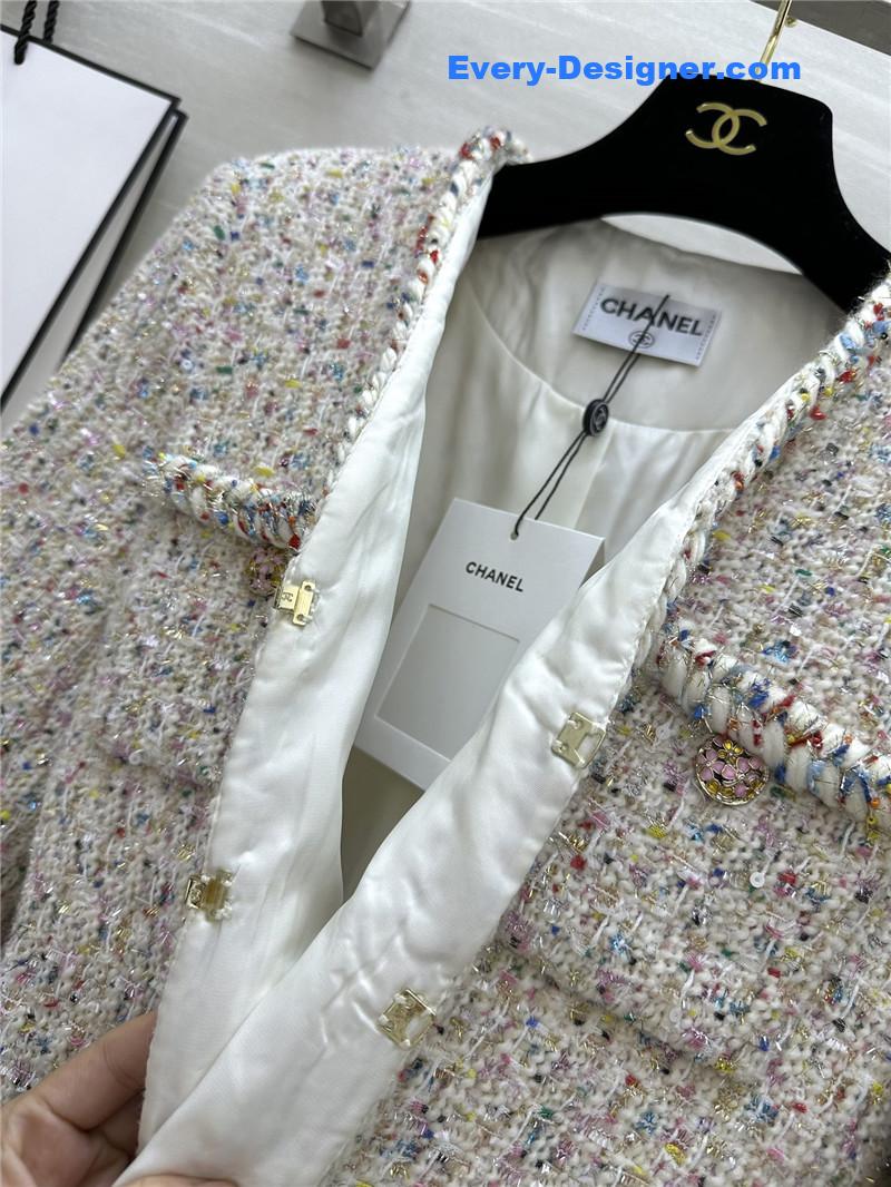 Ch**el wool tweed coat