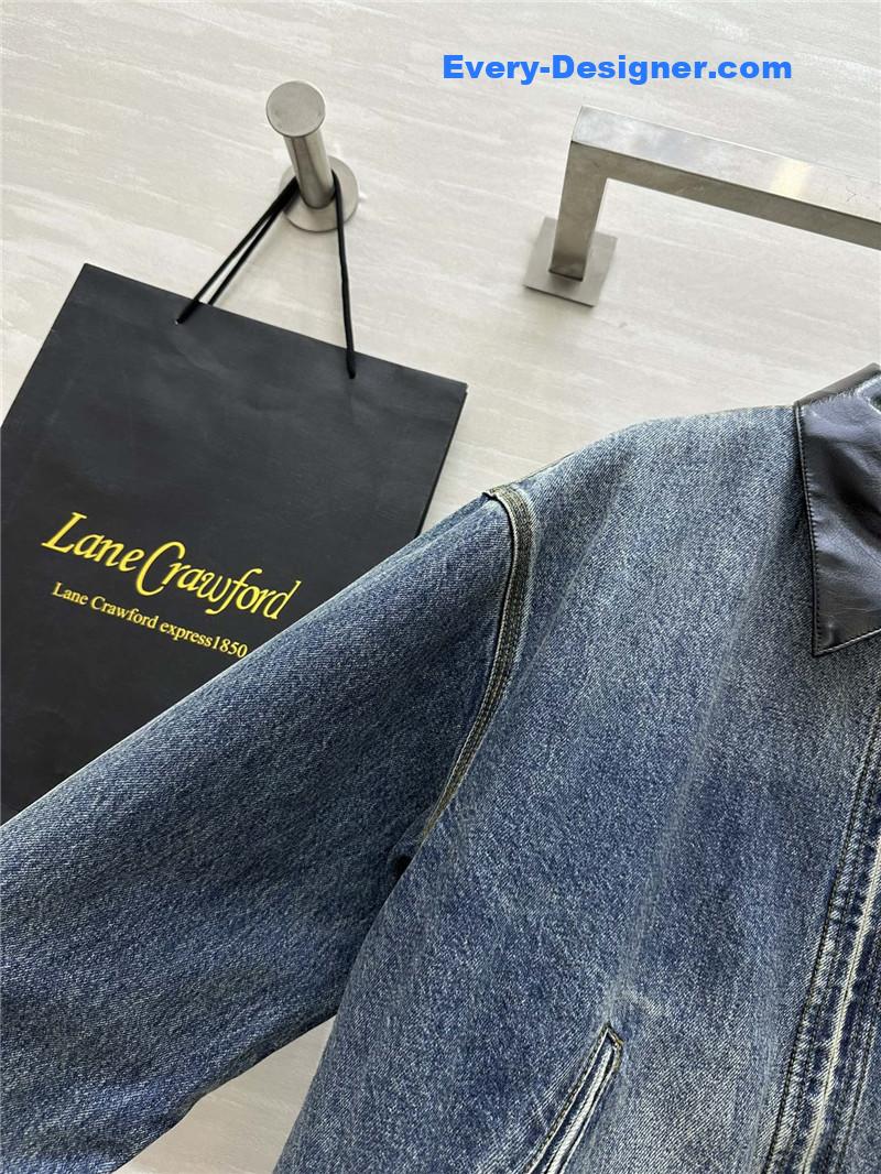 a1exa*der Mcqv*en denim jacket