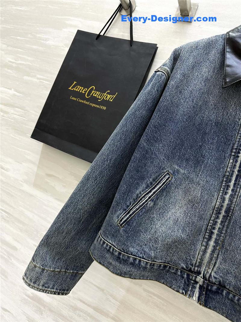 a1exa*der Mcqv*en denim jacket