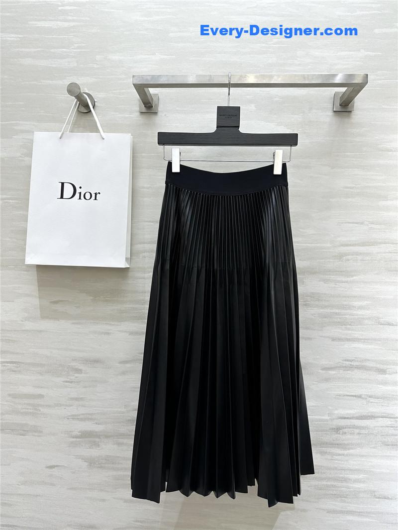 D10r high waist leather skirt