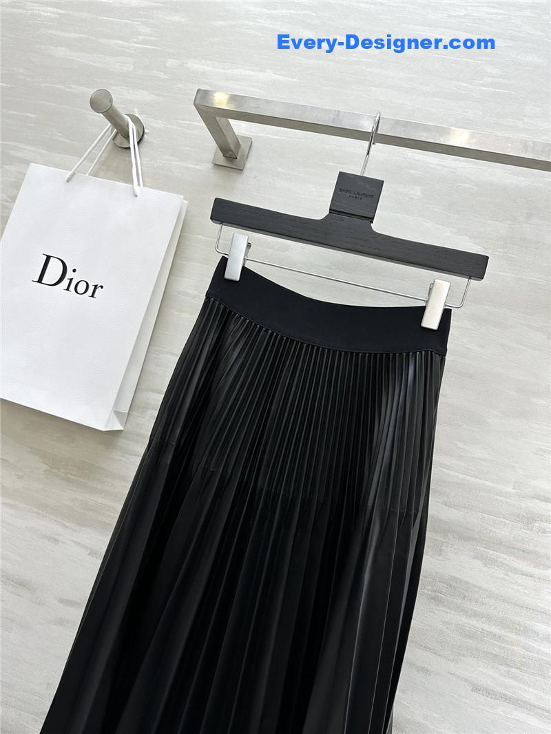 D10r high waist leather skirt