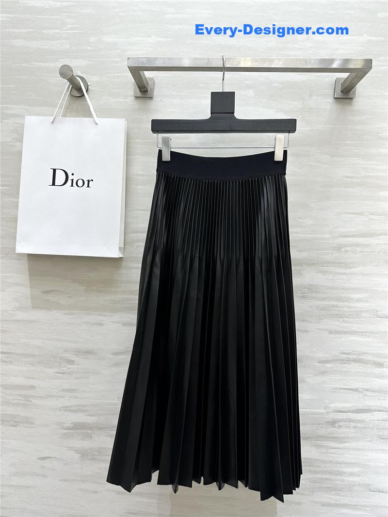 D10r high waist leather skirt