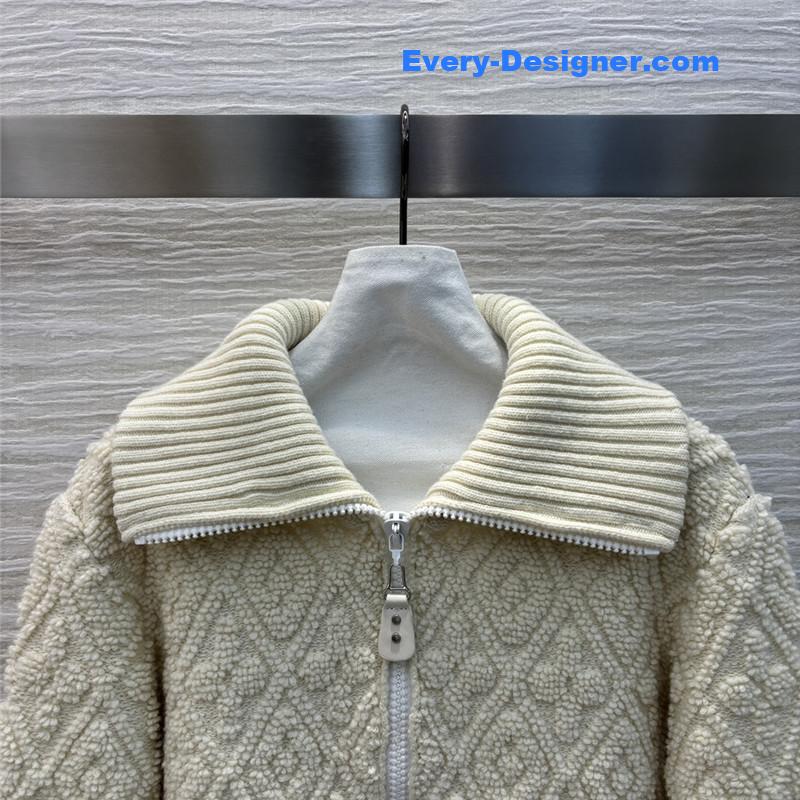 LV Blend Monogram Knit Jacket