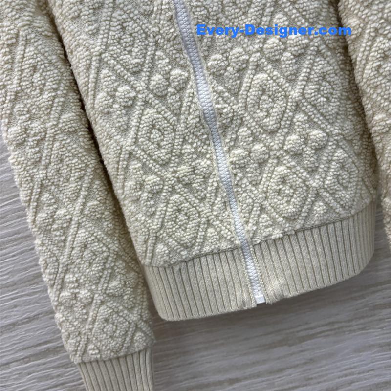 LV Blend Monogram Knit Jacket