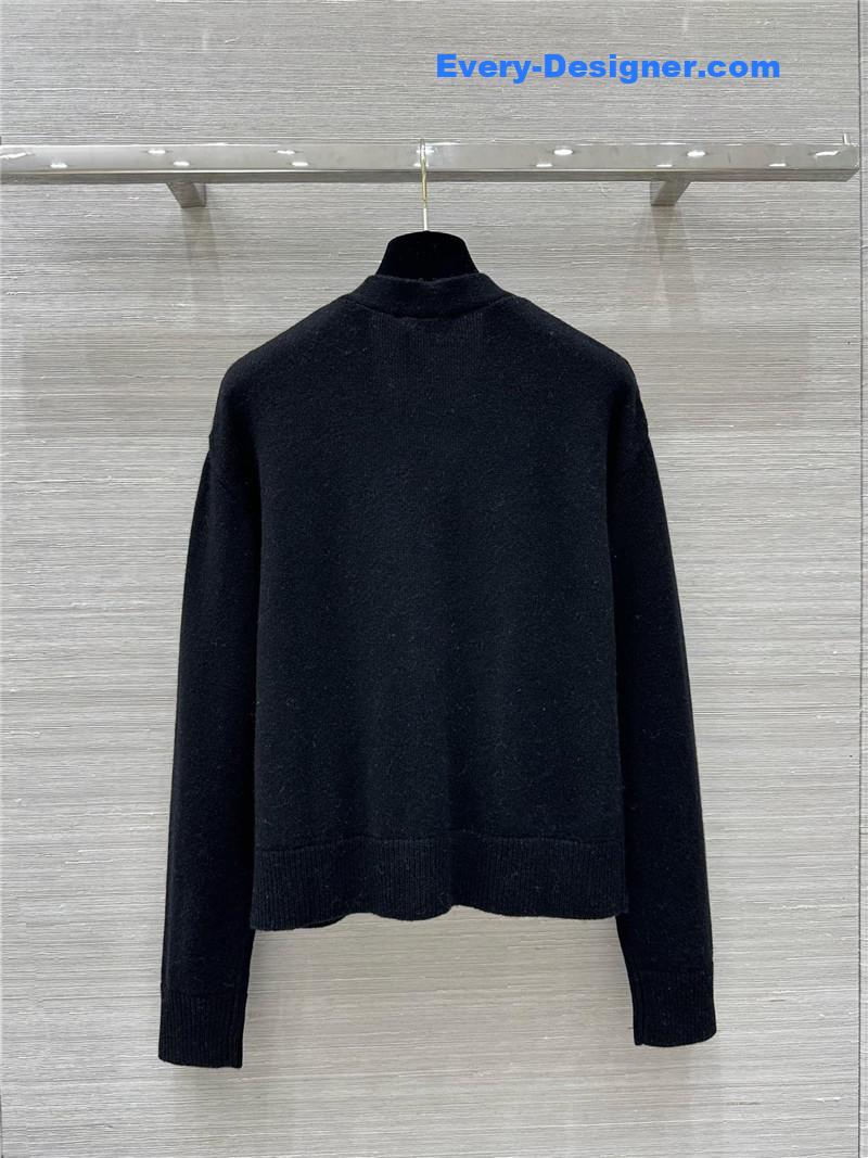 Versace cashmere cardigan coat