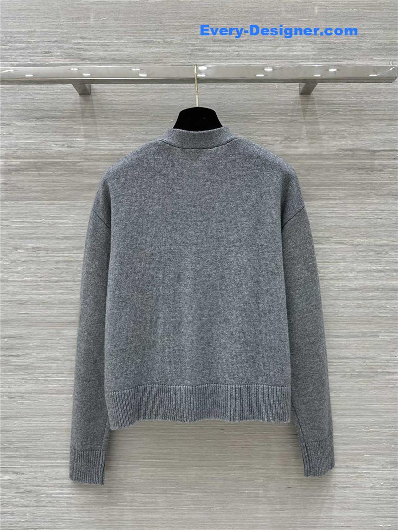 Versace cashmere cardigan coat