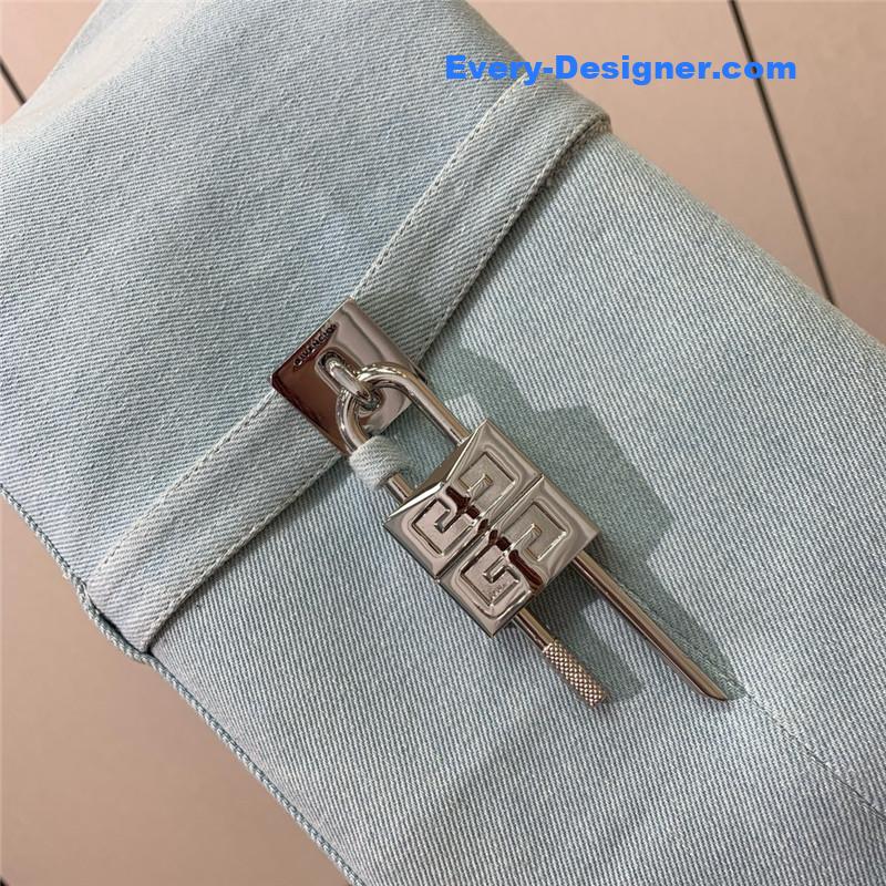 Givenchy Shark Lock Stiletto Over-the-Knee Boots