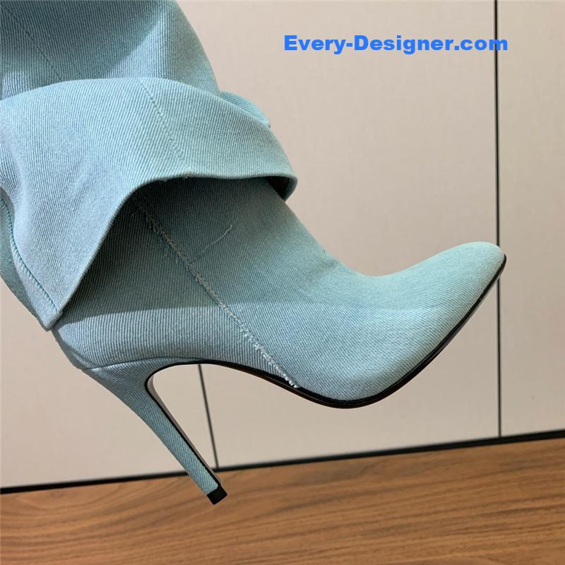 Givenchy Shark Lock Stiletto Over-the-Knee Boots